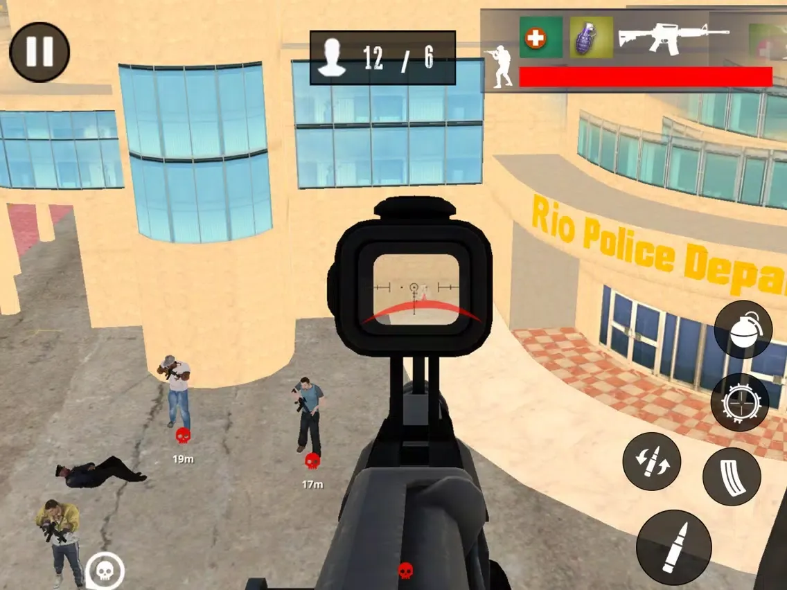 Zrzuty ekranu Air Sky Shooting FPS Mission iPad 