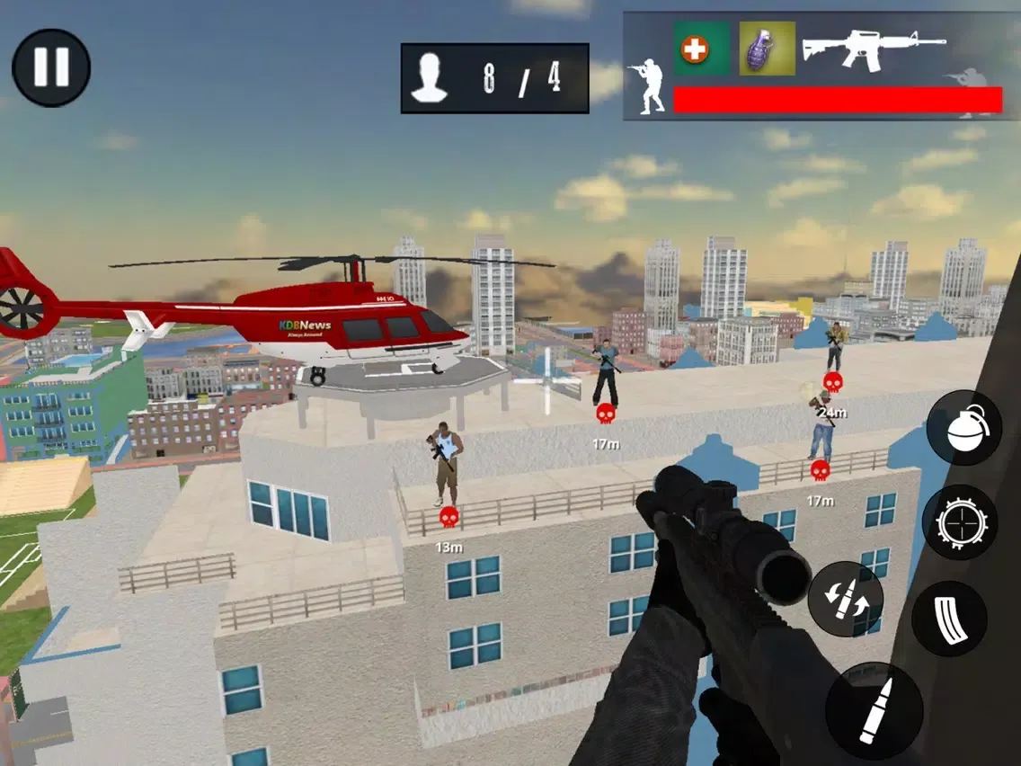 Zrzuty ekranu Air Sky Shooting FPS Mission iPad 