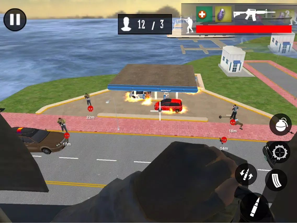 Zrzuty ekranu Air Sky Shooting FPS Mission iPad 