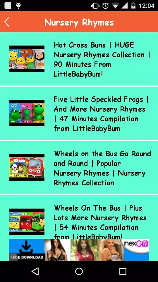 Nursery Rhymes 스크린샷