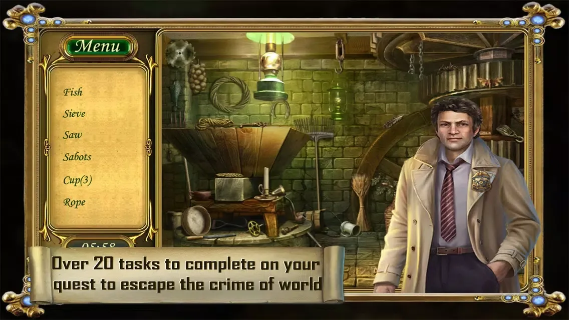 Capturas de tela do Hidden Object: Dective New-York - U.S. Secret Service