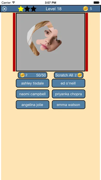 Scratch That Celebrity Quiz应用截图