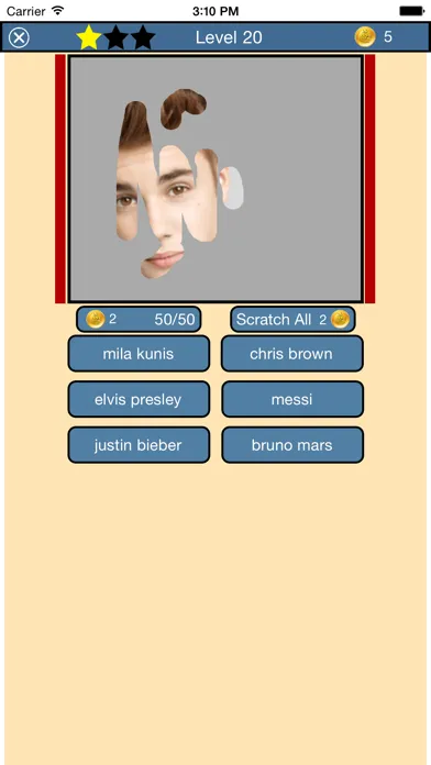 Scratch That Celebrity Quiz应用截图