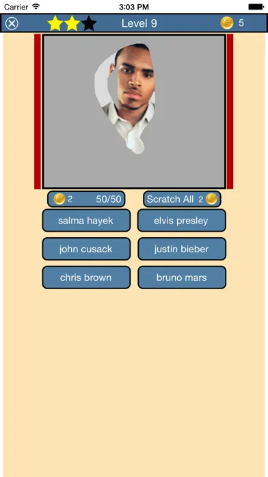 Scratch That Celebrity Quiz应用截图