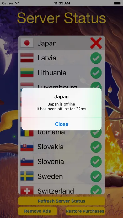Server Status For Pokémon GO应用截图