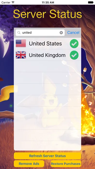Server Status For Pokémon GO应用截图