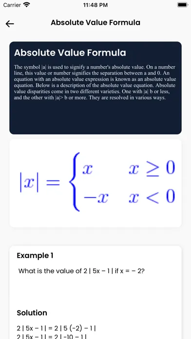 Скриншоты MathEquation-Formulas in Math