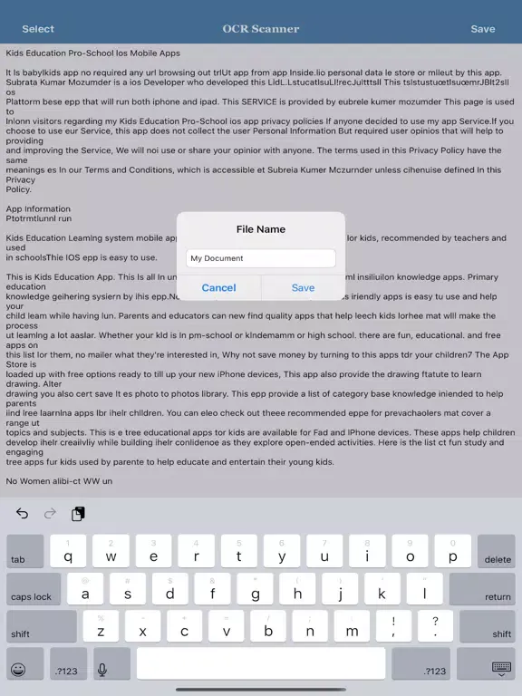 Zrzuty ekranu Document Scanner- iPad 