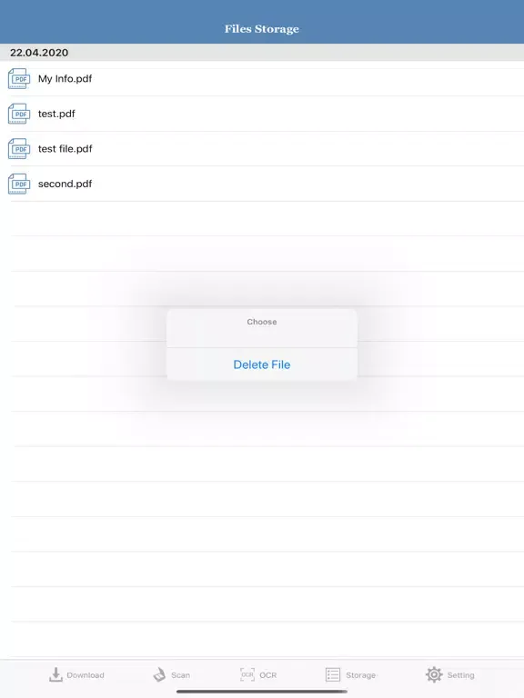 Zrzuty ekranu Document Scanner- iPad 