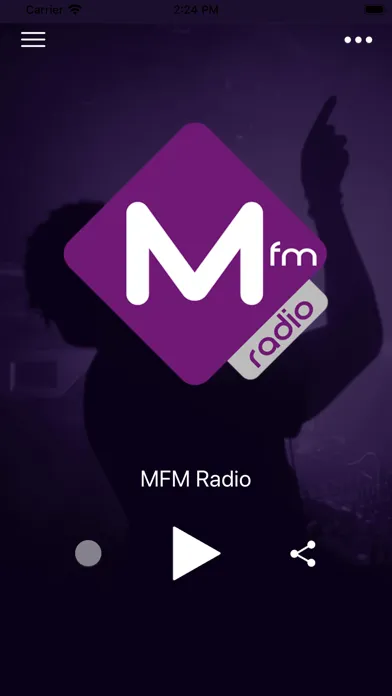 Capturas de tela do MFM Music Radio