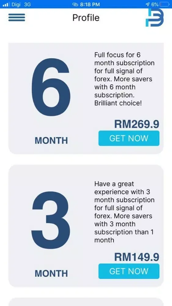 Blue Wave (FX Signal) سکرین شاٹس