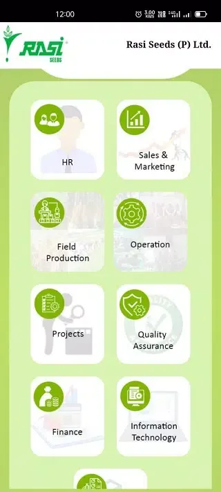 Rasi-Corporate App Screenshots