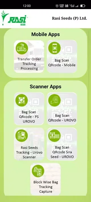 Rasi-Corporate App Screenshots