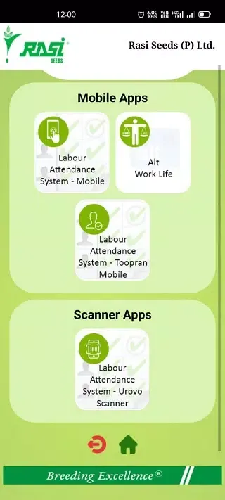 Rasi-Corporate App Screenshots