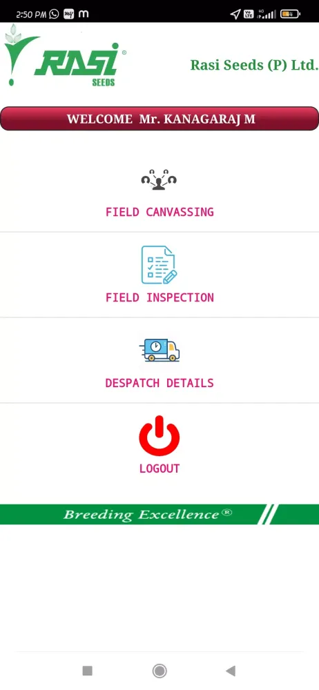 Rasi-Corporate App Screenshots