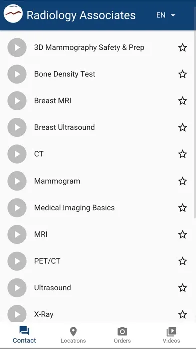 Captures d'écran de Radiology Associates App