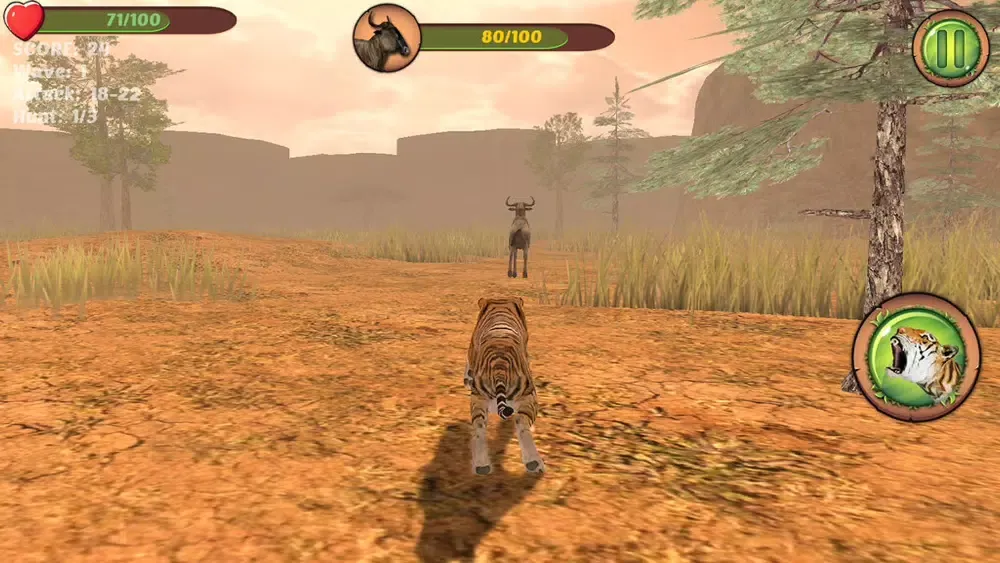ภาพหน้าจอของ 3D Tiger Simulator Adventures Premium