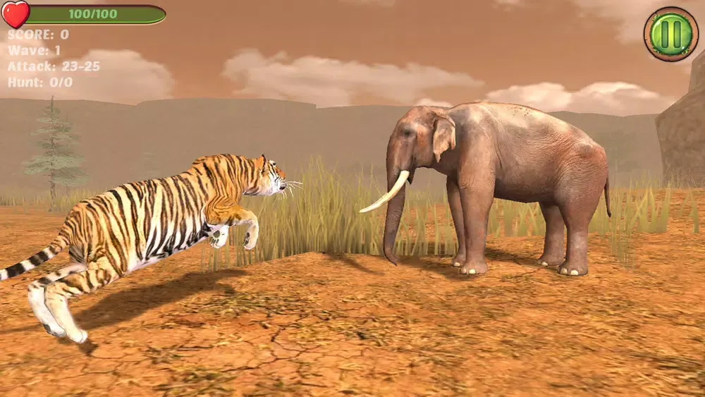 ภาพหน้าจอของ 3D Tiger Simulator Adventures Premium