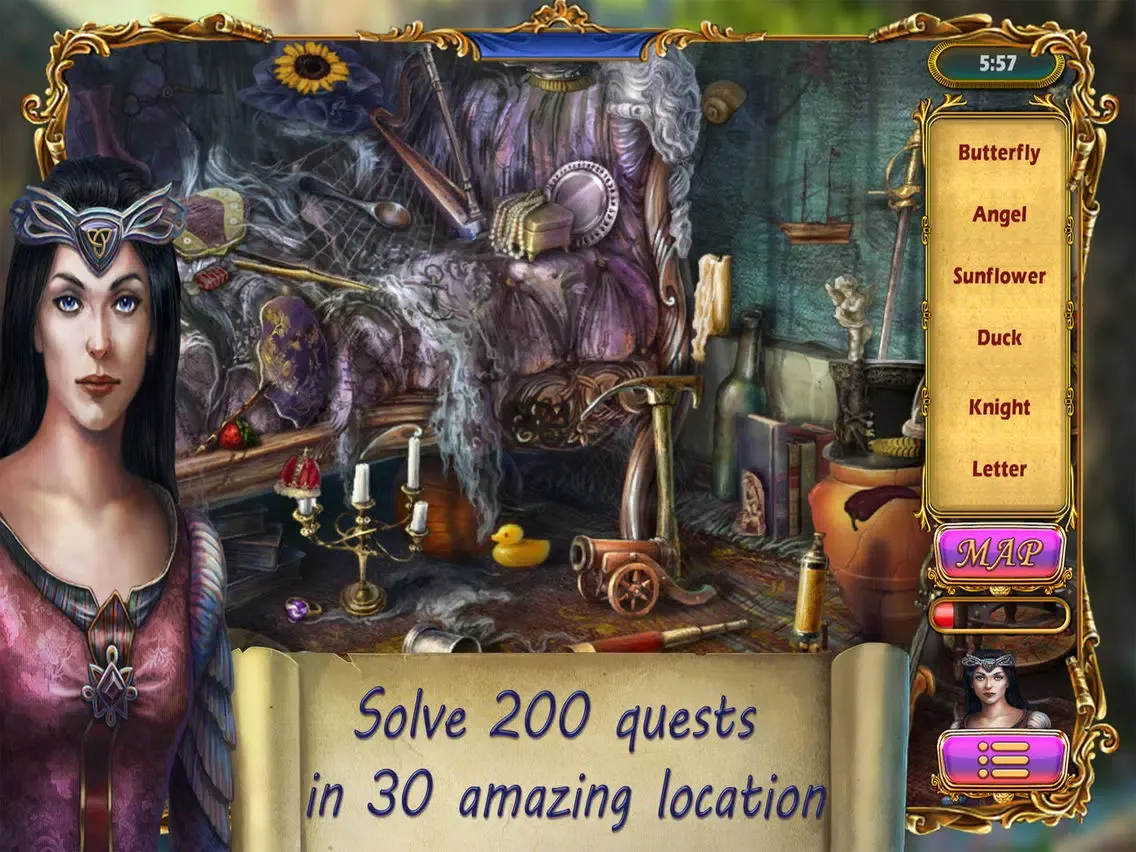 Hidden Object: Flower Princess - Anastasia Rose iPad  Screenshots
