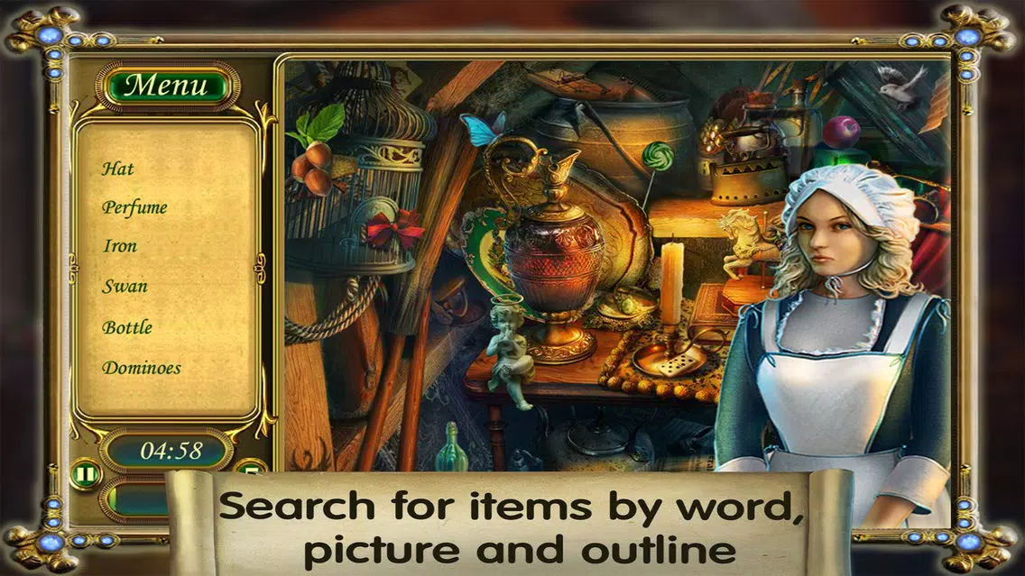 Captures d'écran de Hidden Object: The Charming Hotel Presidential Chambermaid Premium