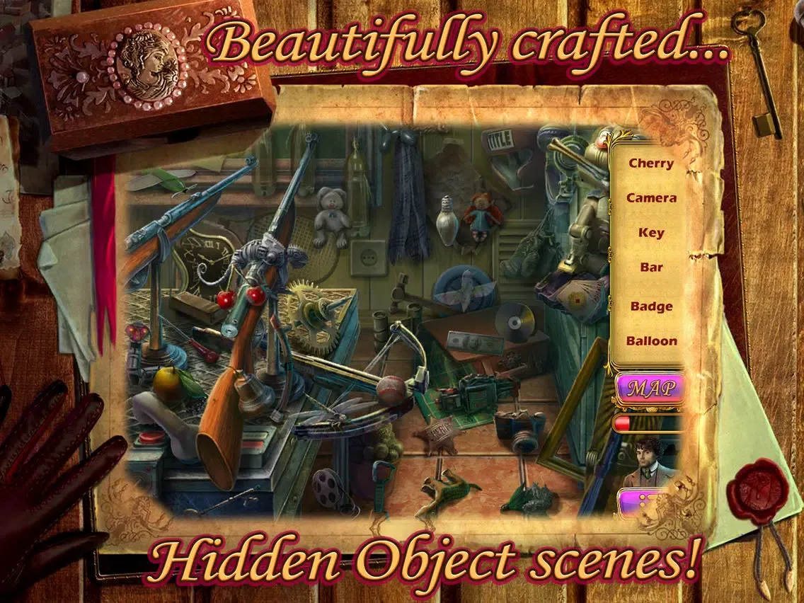 Tangkapan skrin Hidden Object: Magic Diamond - Crazy Adventures Premium iPad 