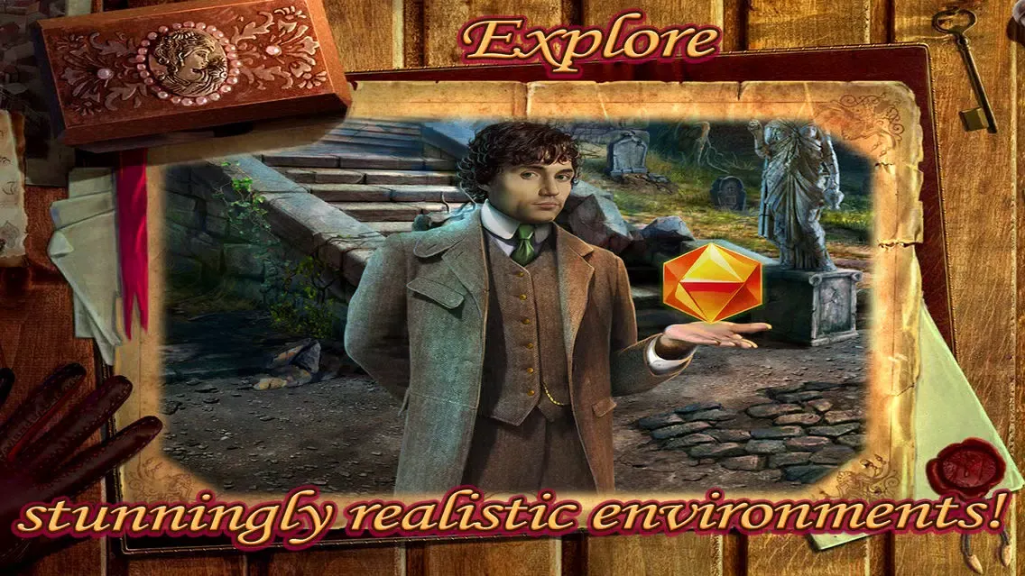 Tangkapan skrin Hidden Object: Magic Diamond - Crazy Adventures Premium
