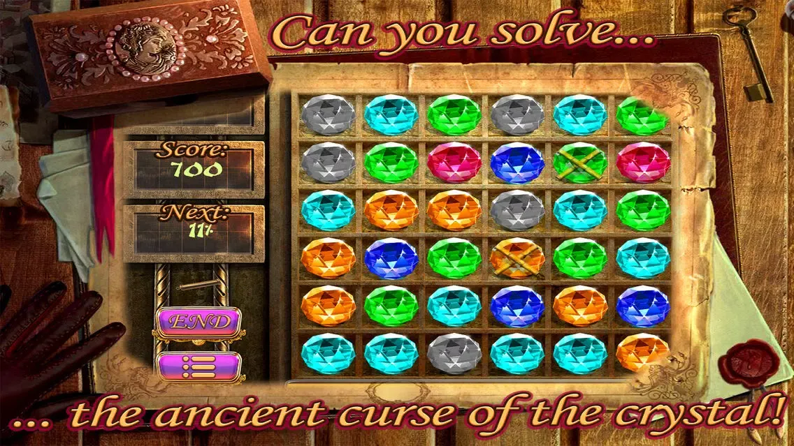 Tangkapan skrin Hidden Object: Magic Diamond - Crazy Adventures Premium