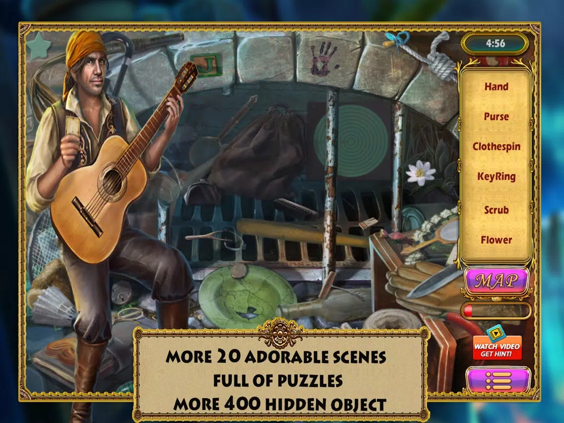 Hidden Object: Mystical Legend of a Guitarist iPad 应用截图
