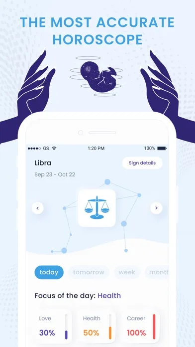 Ảnh chụp màn hình của Zodi: Horoscope & Astrology