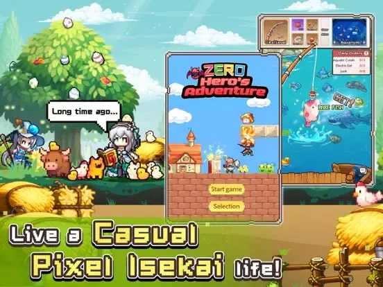 Zero to Hero: Pixel Saga iPad  Ekran Görüntüleri