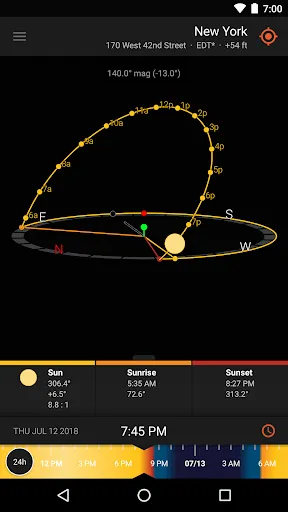 Capturas de pantalla de Sun Surveyor Lite