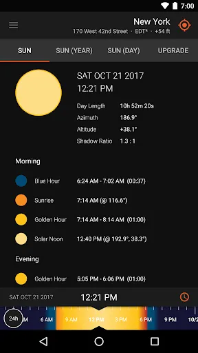 Capturas de pantalla de Sun Surveyor Lite