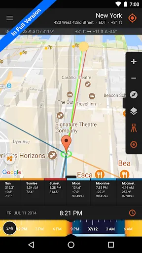 Capturas de pantalla de Sun Surveyor Lite
