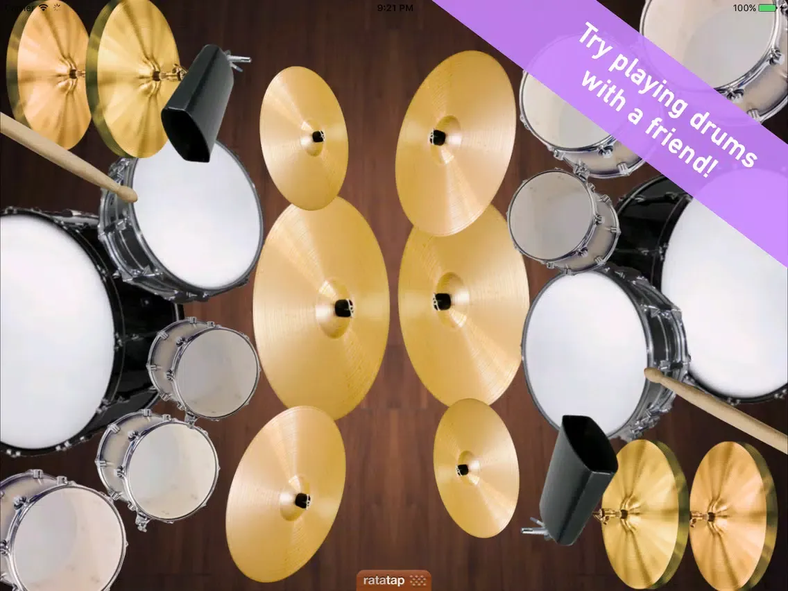 Ratatap Drums Free iPad Screenshots