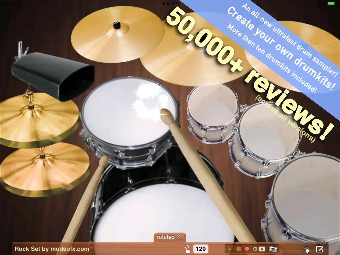 تصاویر Ratatap Drums iPad 