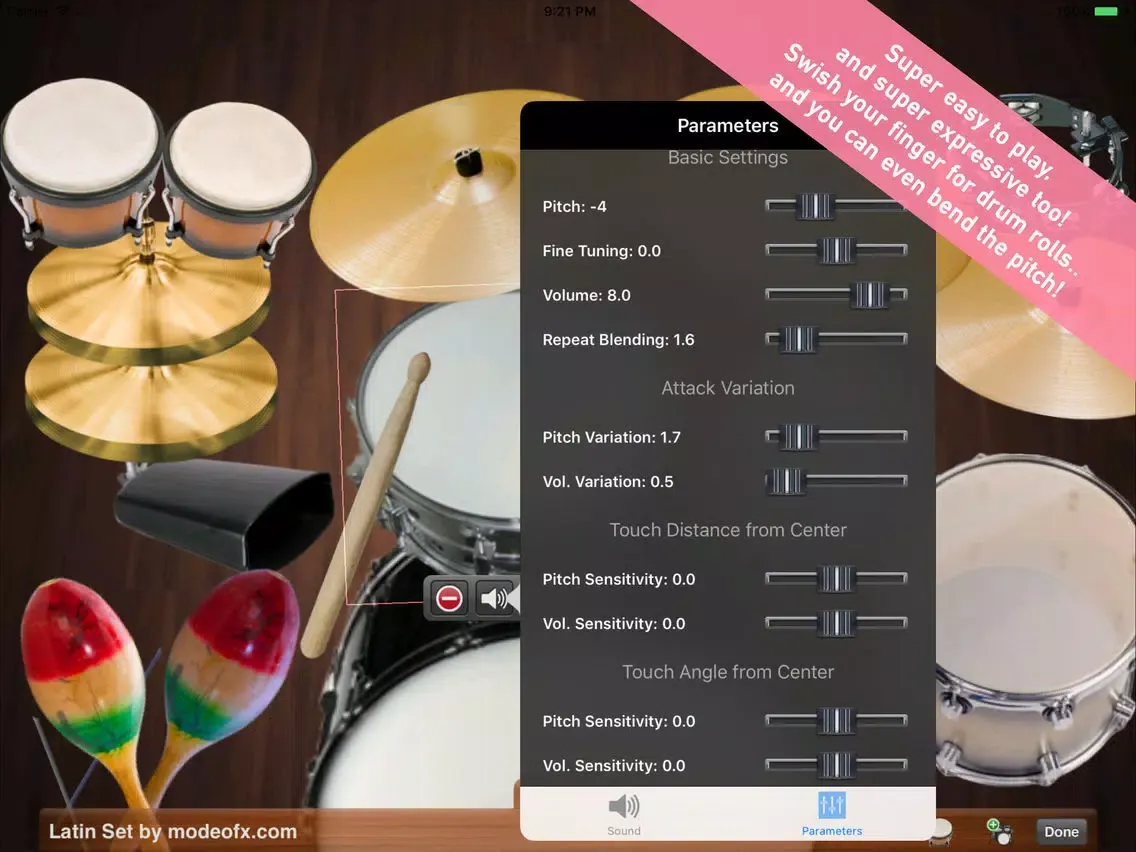 تصاویر Ratatap Drums iPad 