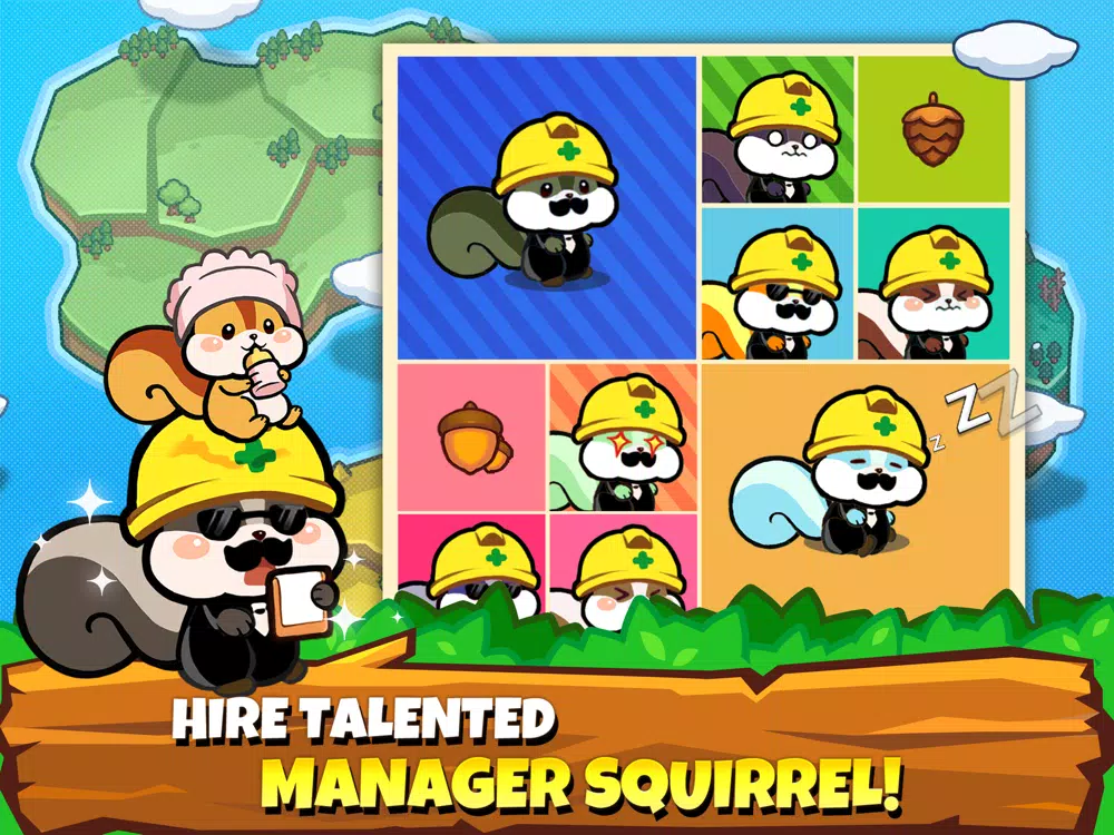 Tangkapan skrin Idle Squirrel Tycoon: Manager iPad 
