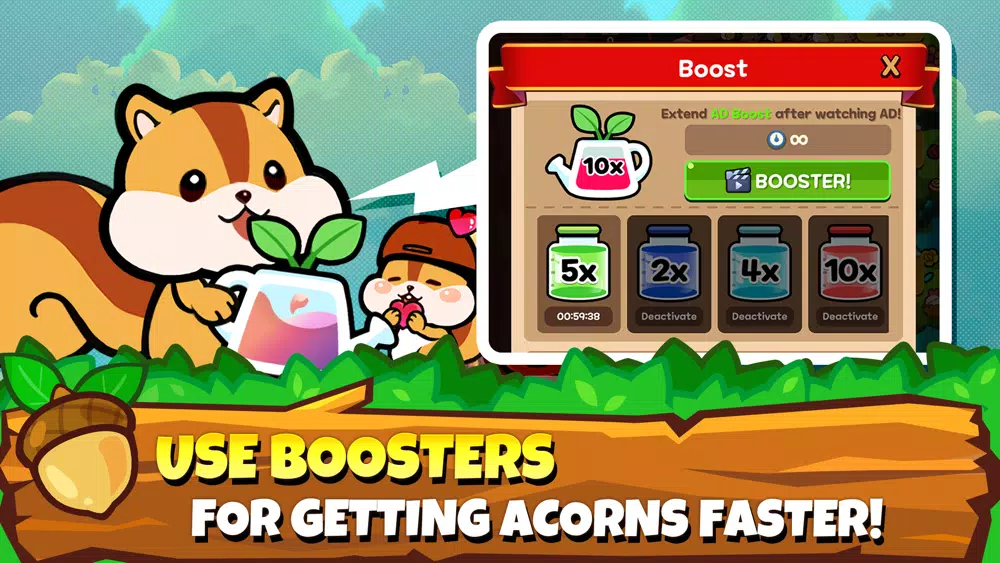 Tangkapan skrin Idle Squirrel Tycoon: Manager
