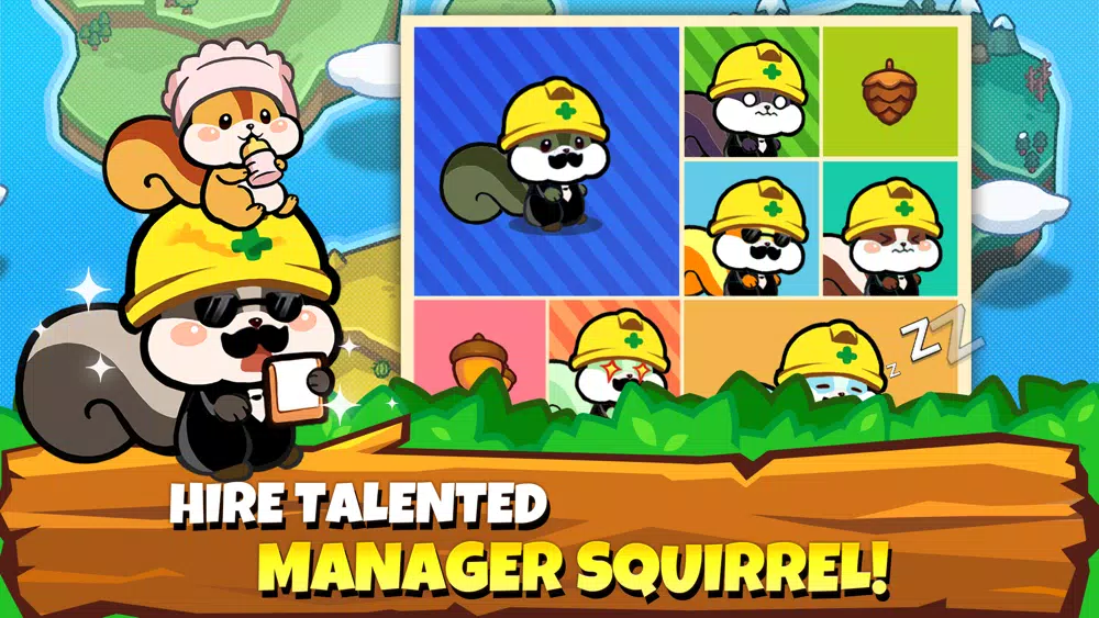 Tangkapan skrin Idle Squirrel Tycoon: Manager