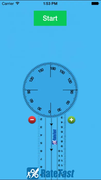 Capturas de tela do RateFast Goniometer