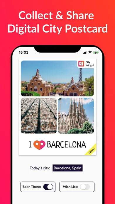 City Widget Daily Travel Guide Screenshots