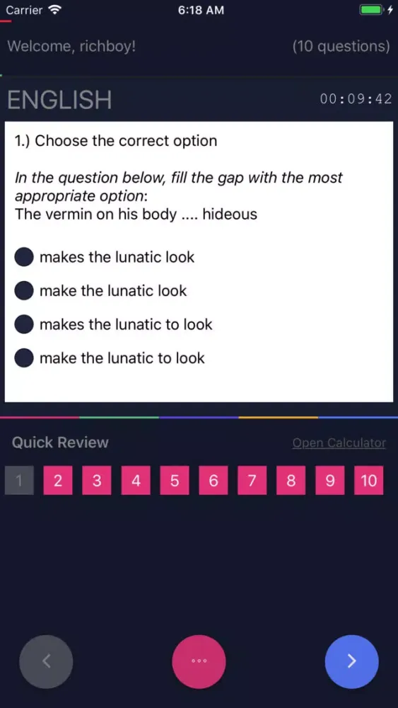 SmartLearn JAMB Network Exam سکرین شاٹس