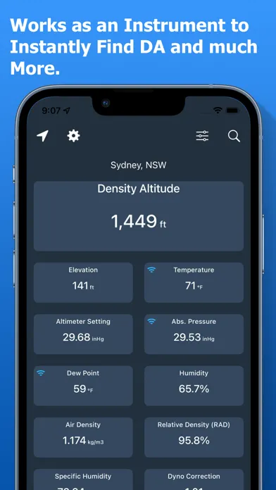 Density Altitude + Screenshots