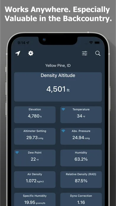 Density Altitude + Screenshots