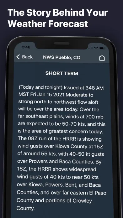 NWS Weather: Deep Weather スクリーンショット
