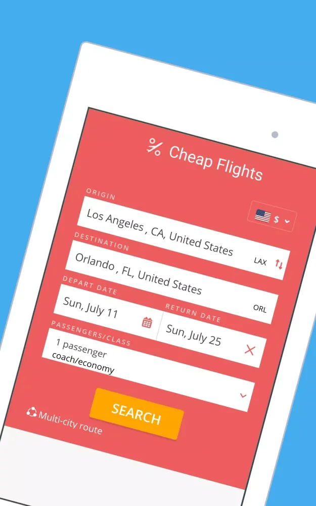 Screenshot di Cheap Flights - Airline Ticket