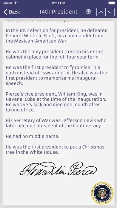The U.S. Presidents 스크린샷