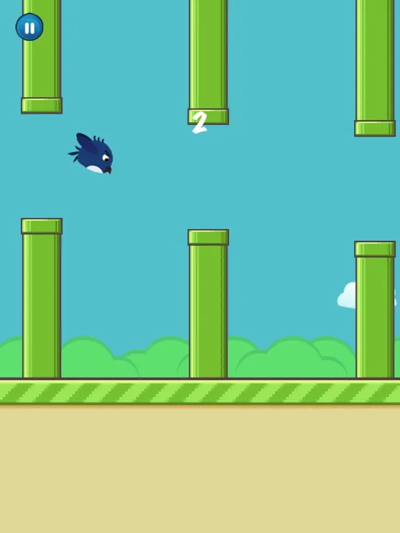Capturas de tela do Flip Flap Fly iPad 