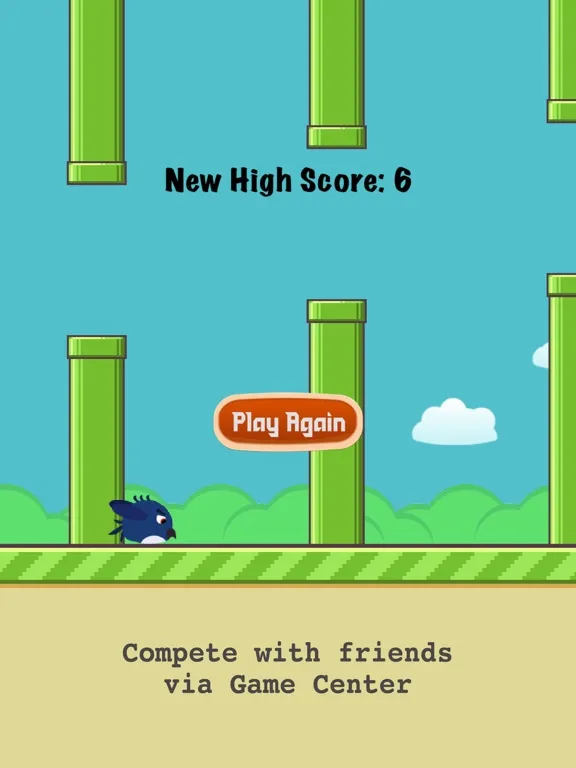 Capturas de tela do Flip Flap Fly iPad 