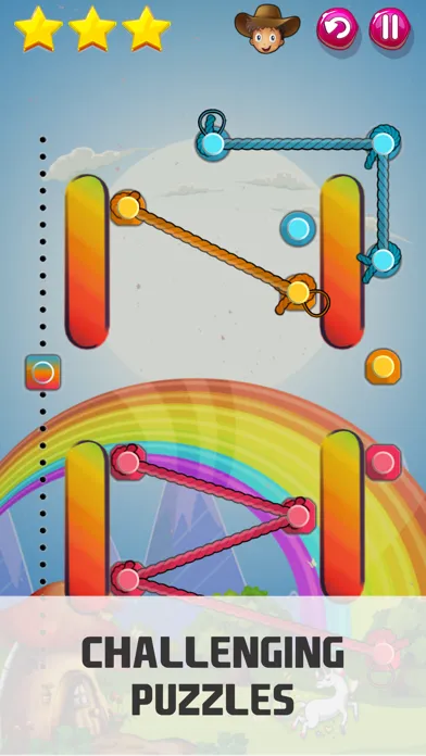 Tangkapan layar Tie the Rope - connect dots